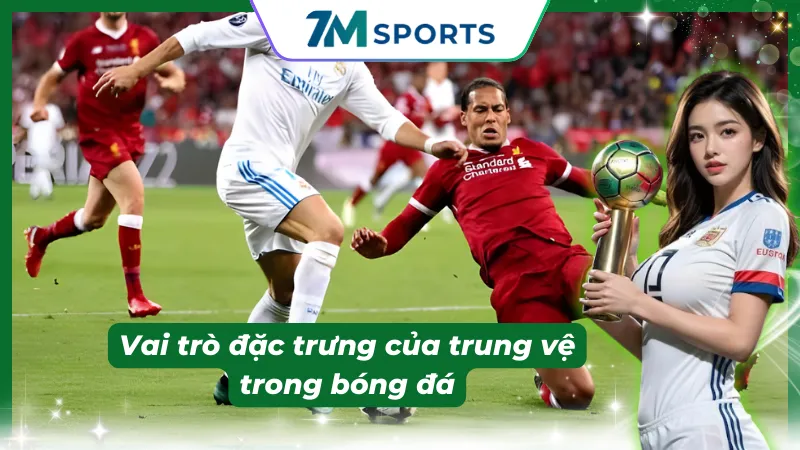 Vai trò chiến thuật của trung vệ trong bóng đá