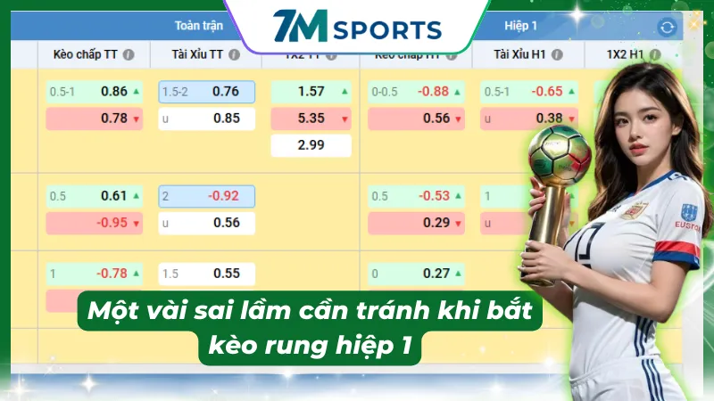 Các sai lầm phổ biến khi đánh rung hiệp 1