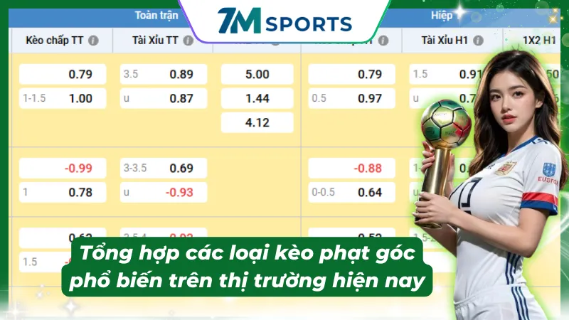 Vai trò của dữ liệu realtime trong việc quan sát xu hướng phạt góc
